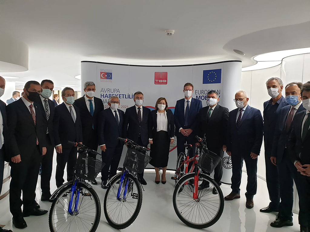 29.06.2021 - Büyükkılıç'tan Avrupalı Büyükeliçiler İle Birlikte Bisiklet Farkındalığı