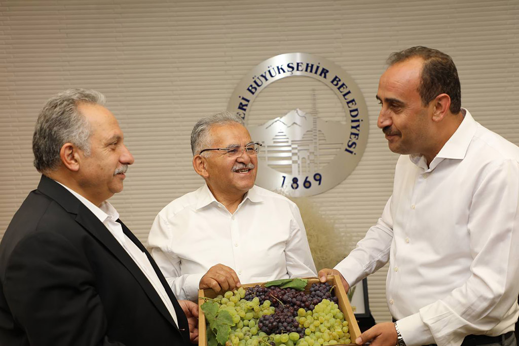 31.08.2023 - İncesu Belediye Başkanı Mustafa İlmek Başkan Büyükkılıçı Ziyaret