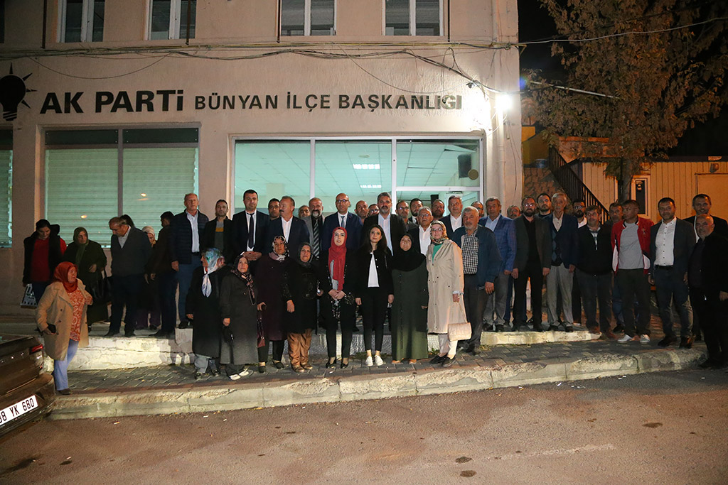 31.10.2023 - Başkan Büyükkılıç Ak Parti Bünyan İlçe Teşkilatı Ziyaret