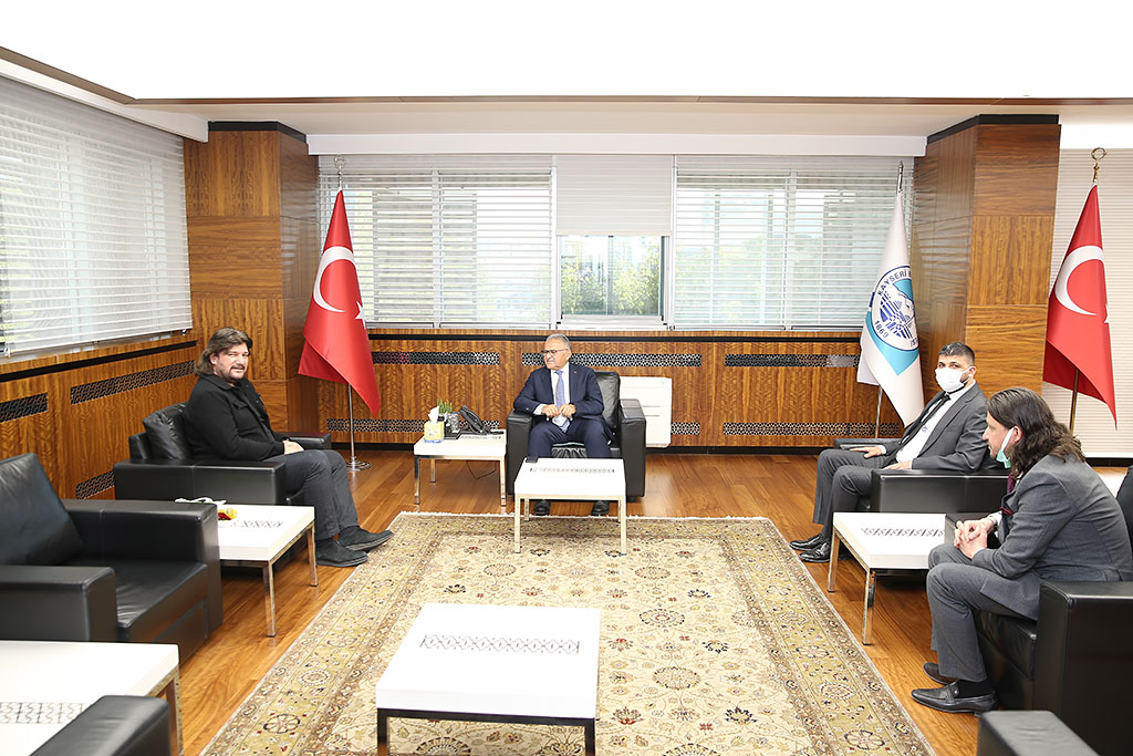 01.10.2021 -  Ahmet Şafak Başkan Büyükkılıç'ı Ziyaret Etti