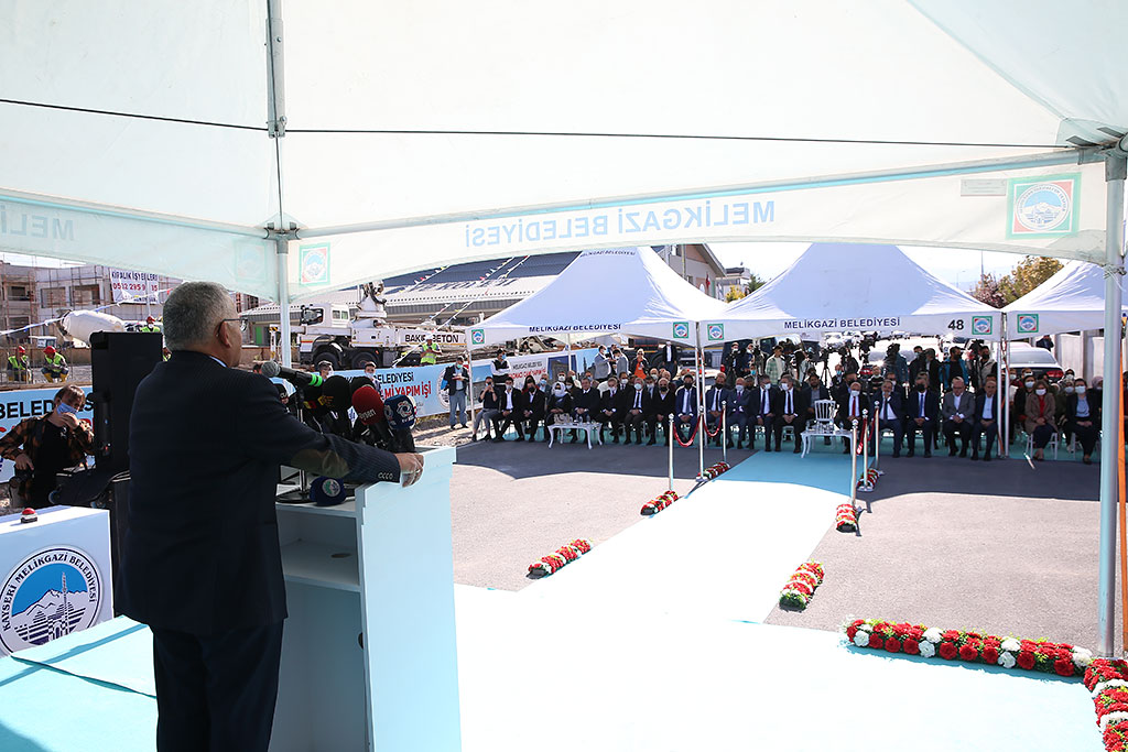 04.10.2021 - Melikgazi Belediyesi Saçmacı Cami Temel Atma Töreni